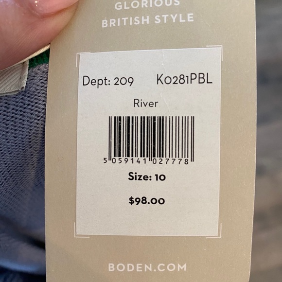 NWT Boden Ruffled Mock Neck Sweater - Picture 6 of 6